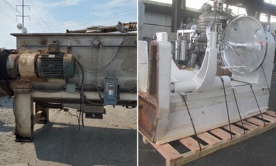 Auction: Processing Assets: Blenders, Mixers, Dryers, Mills & Material Handling