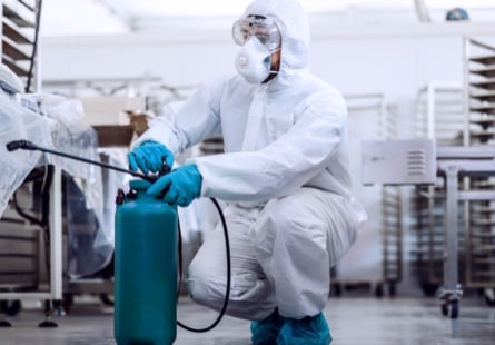 Equipment decontamination meeting & exceeding USP Bioburden Standards
