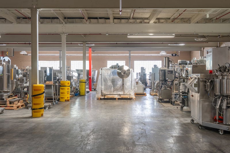 Federal Equipment Company warehouse floor in Cleveland, OH