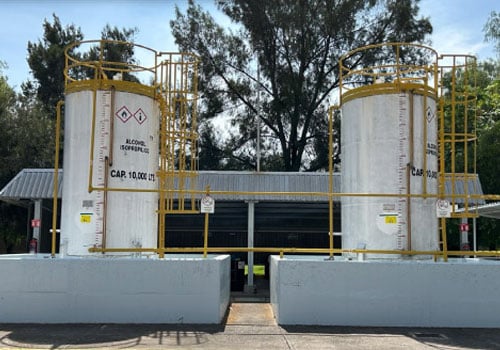Pharma Chem API Plant items, located in Mexico