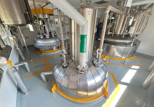 Pharma Chem API Plant items, located in Mexico