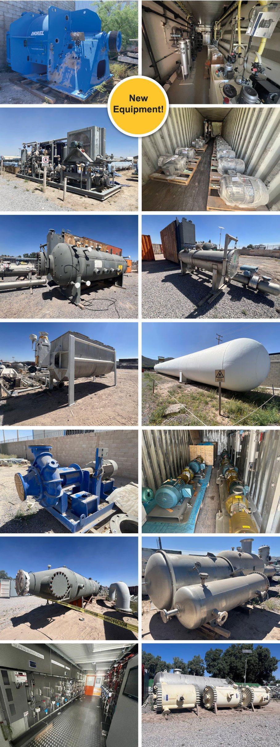 Chemical mining equipment in Mexico