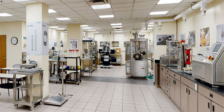Use the Techceuticals lab for pharmaceutical training